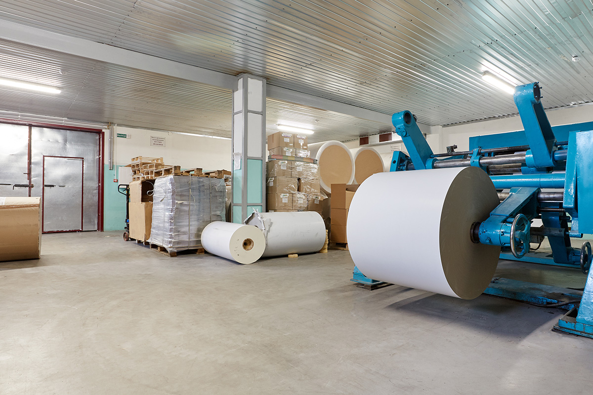 Промышленный пол с полимерным покрытием